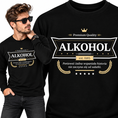 LONGSEEVE ŚMIESZNE ALKOHOL